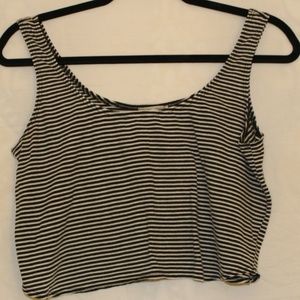 Kirra Striped Crop Top Size M